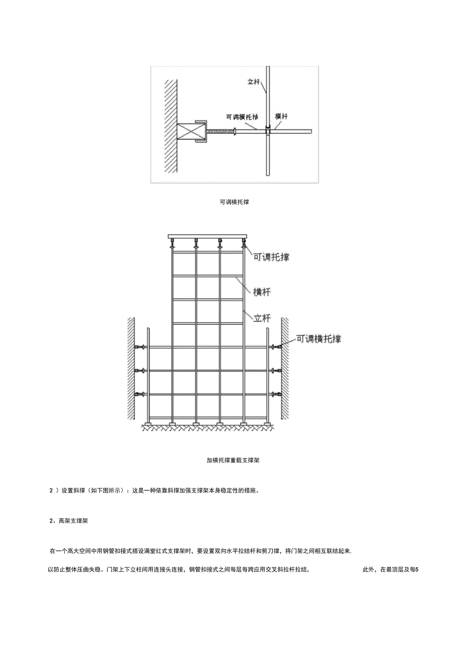 重载支撑架和高架支撑架方案_第4页