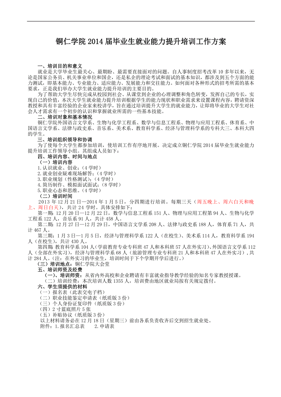 2014届大学生就业能力提升培训方案_附件_第1页