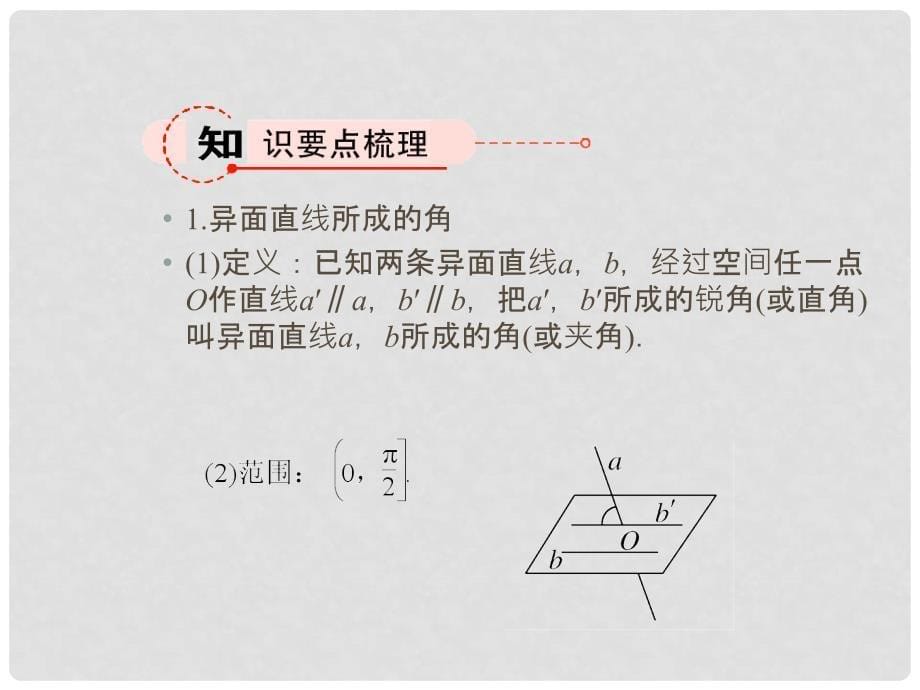 高考数学总复习 9.7空间的角精品课件 文 新人教B版_第5页