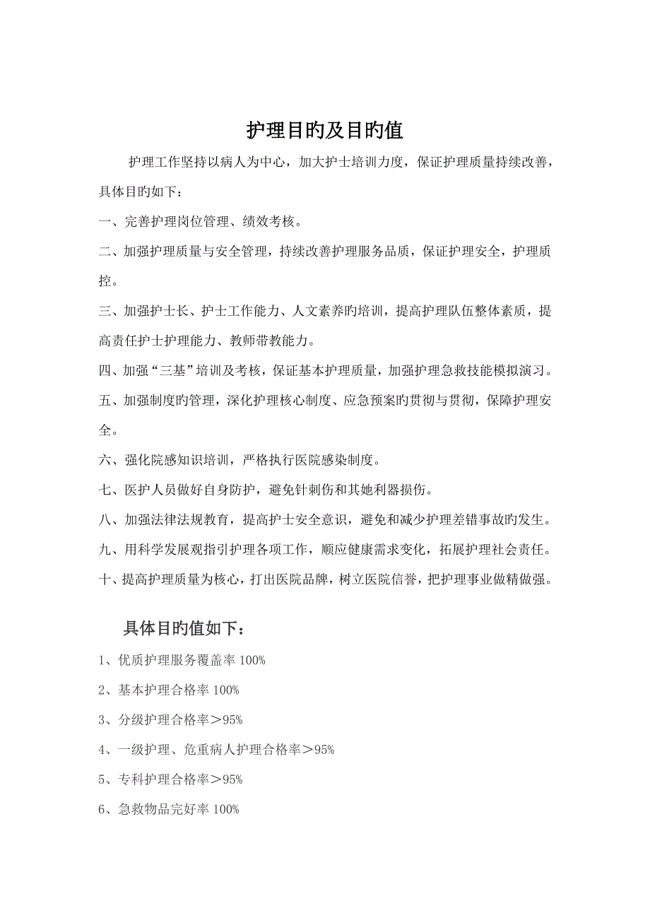 新版护士长工作标准手册_第1页