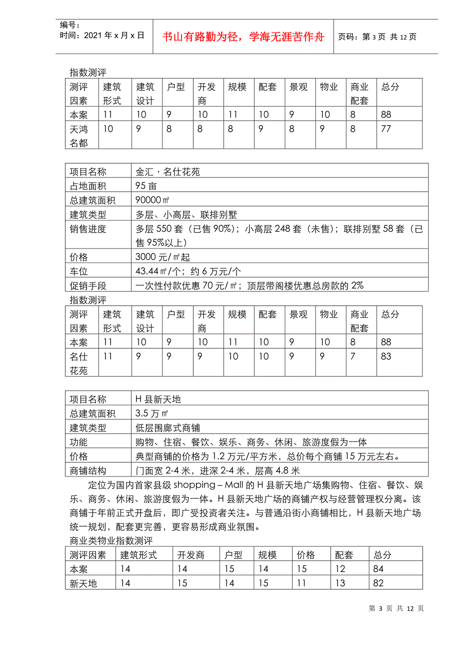 XXX2005年营销推广策划案(DOC11)_第3页