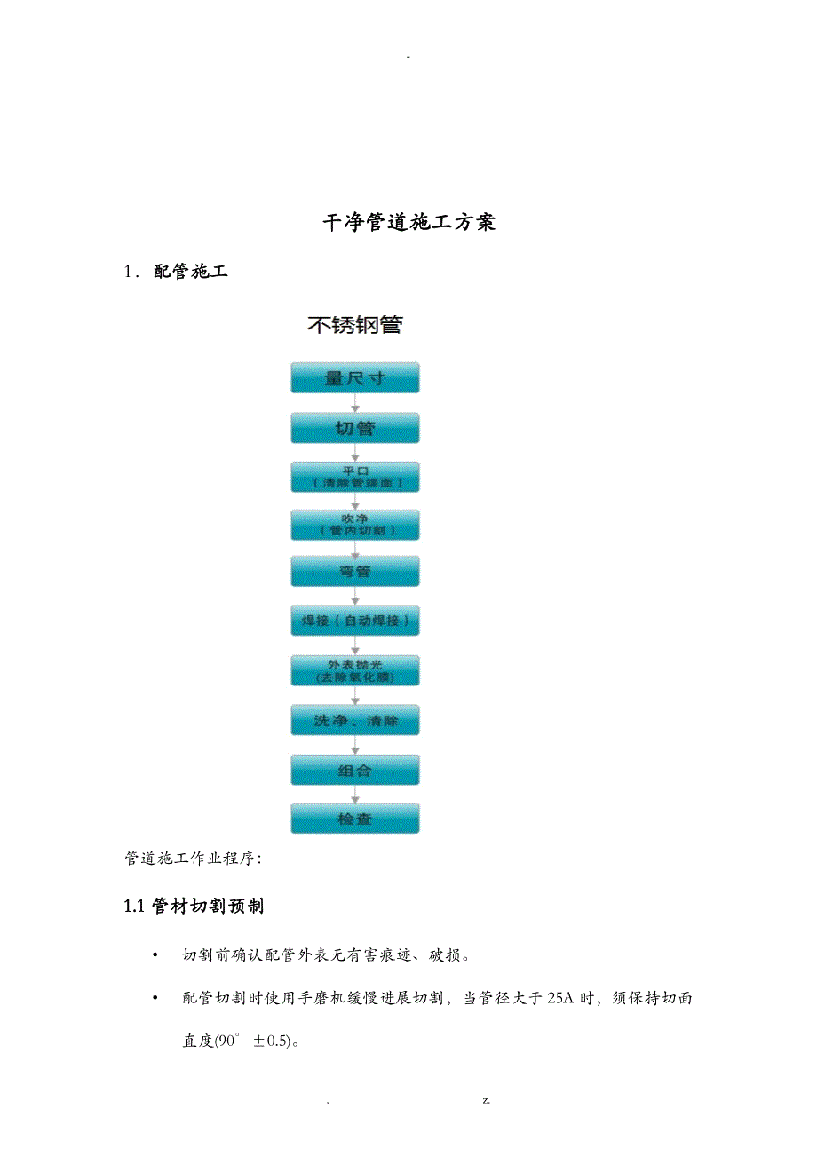 不锈钢管道工程施工组织设计方案_第2页