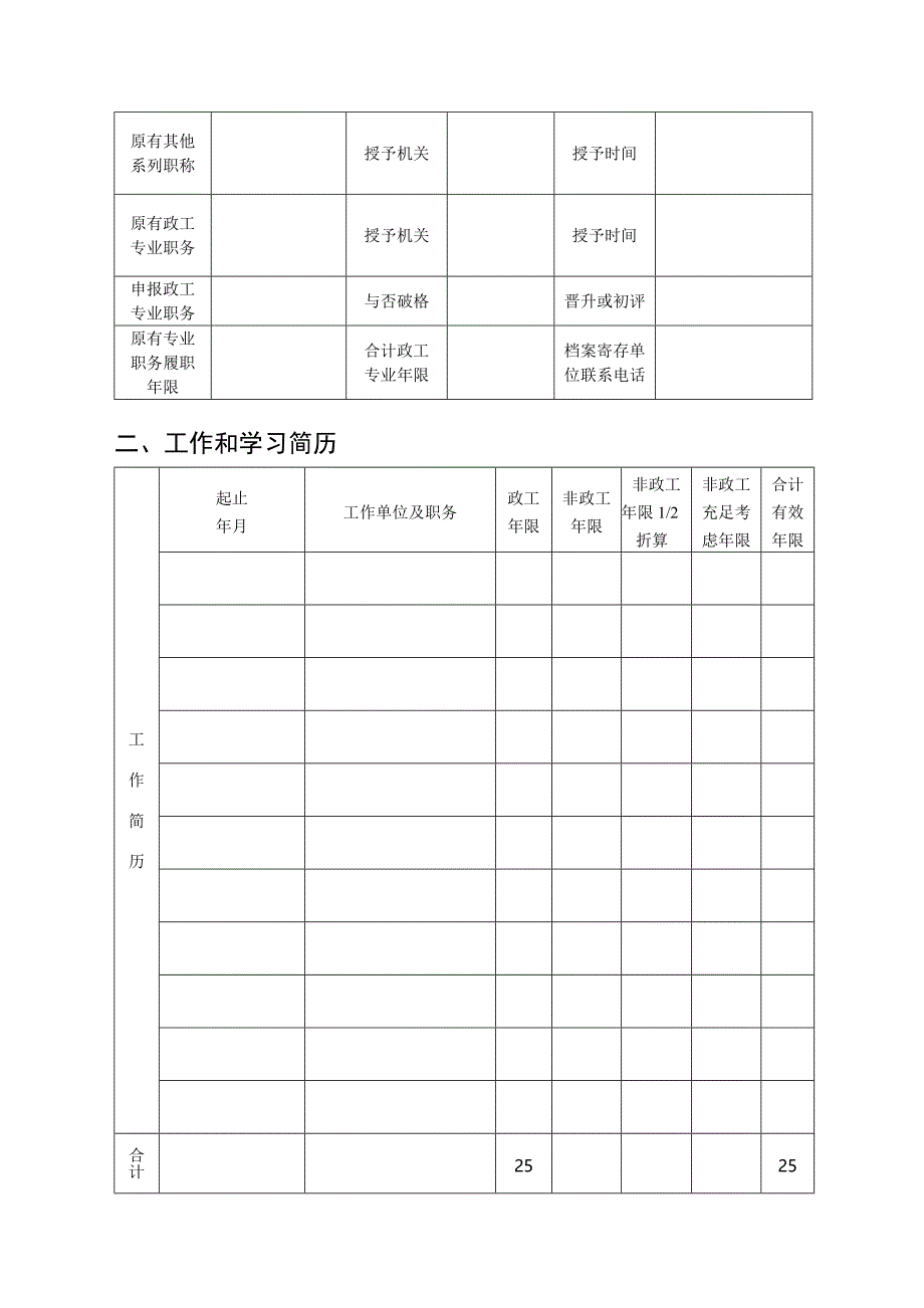 思想政治工作人员高级专业职务评审材料_第3页