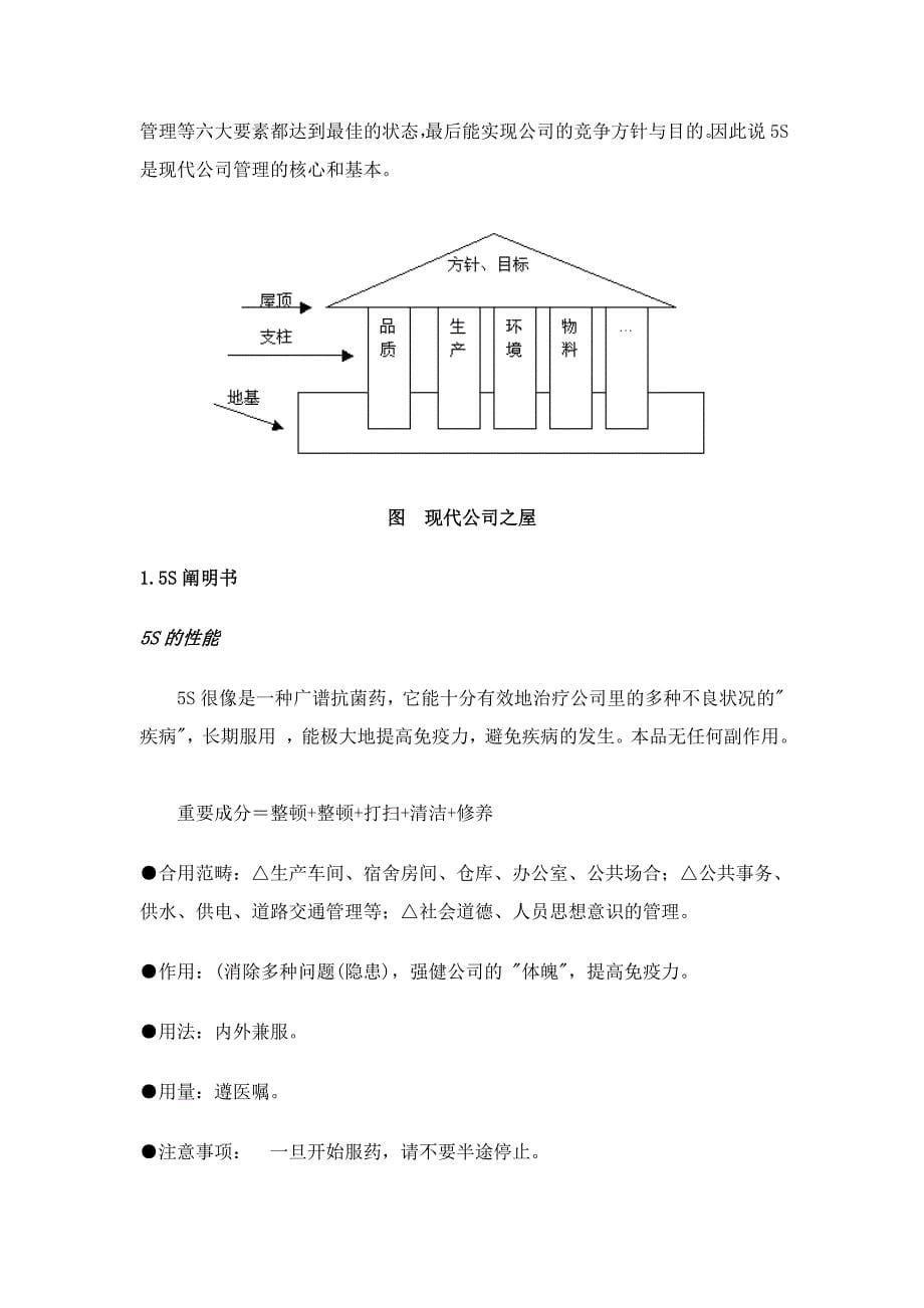 企业管理与五S活动模式_第5页