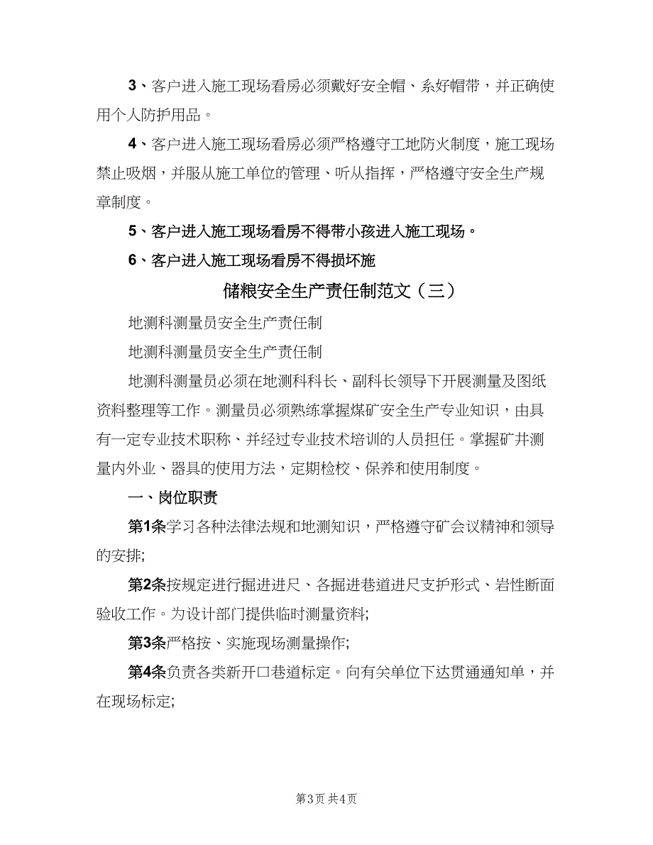 储粮安全生产责任制范文（3篇）_第3页