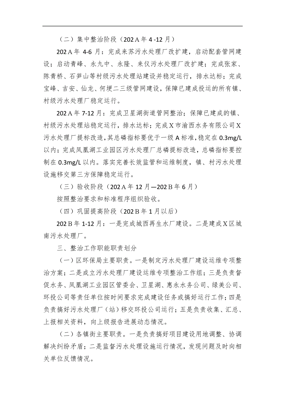 临江河流域污水处理厂建设运维专项整治工作方案_第3页