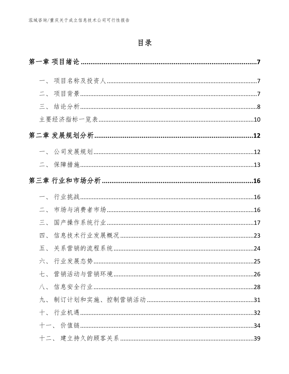 重庆关于成立信息技术公司可行性报告（范文）_第2页
