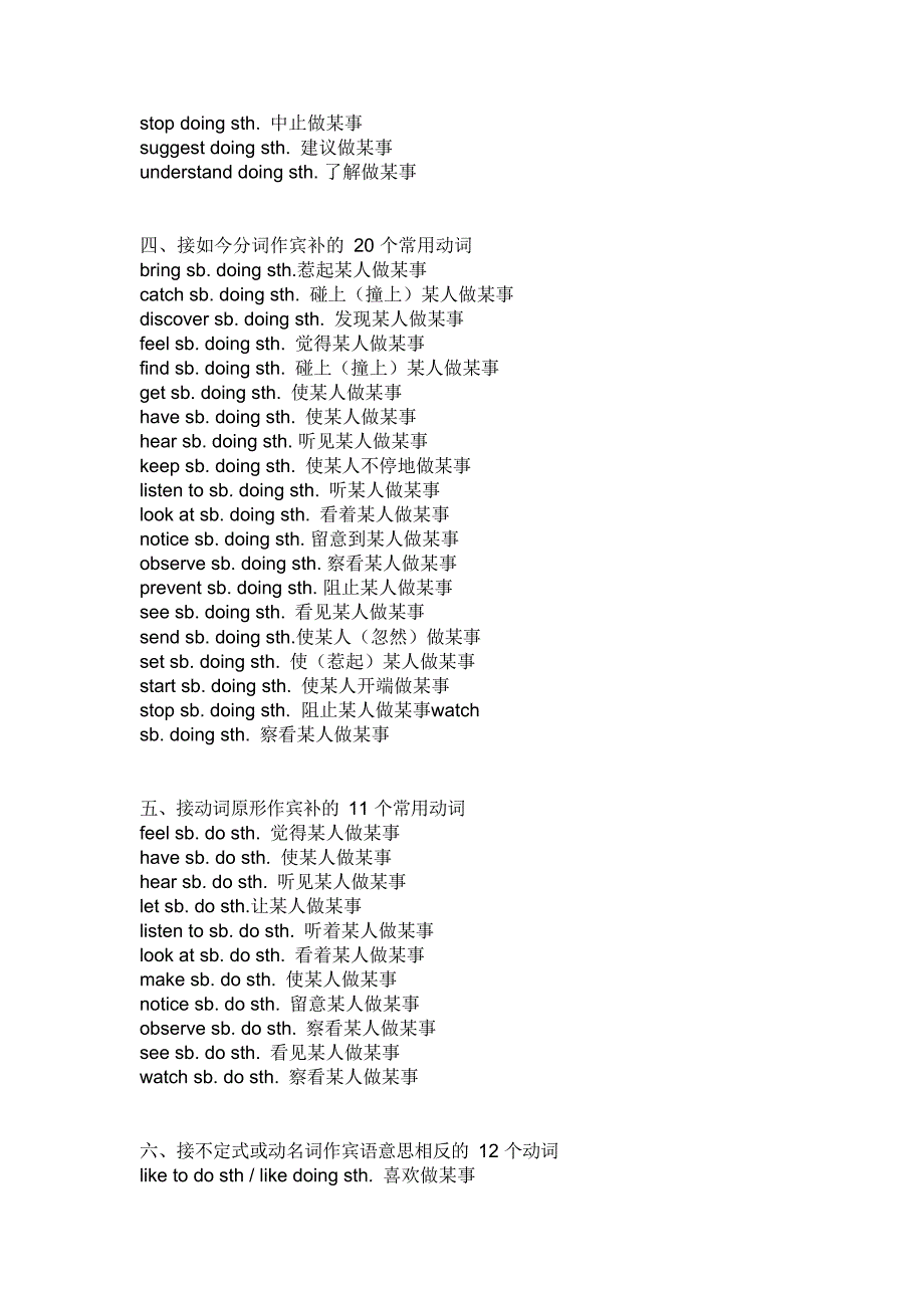 中考英语固定搭配大全(最新整理)_第4页