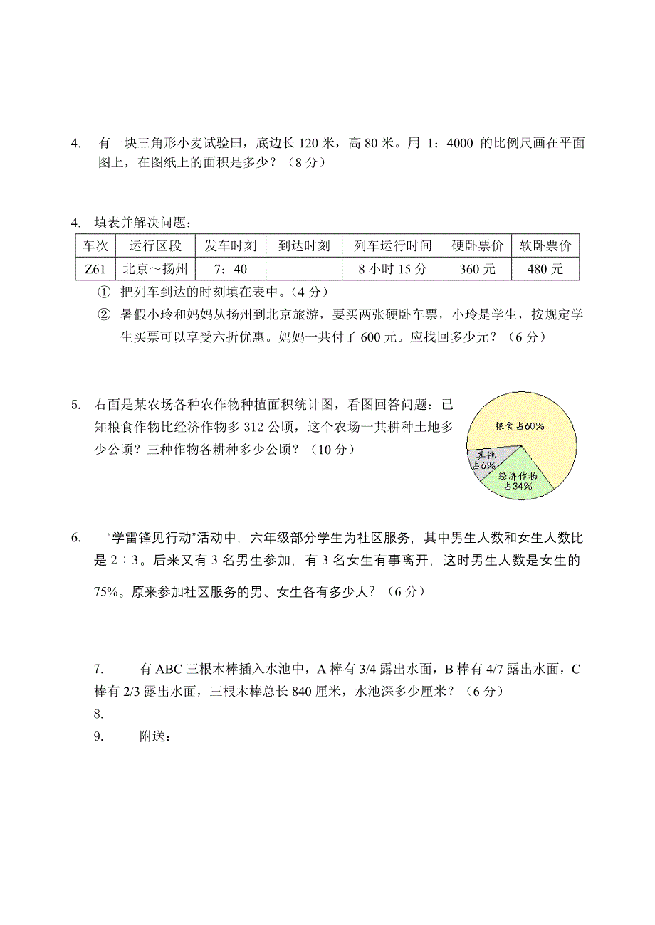 2019年六年级下册数学解题能力测试卷.doc_第2页