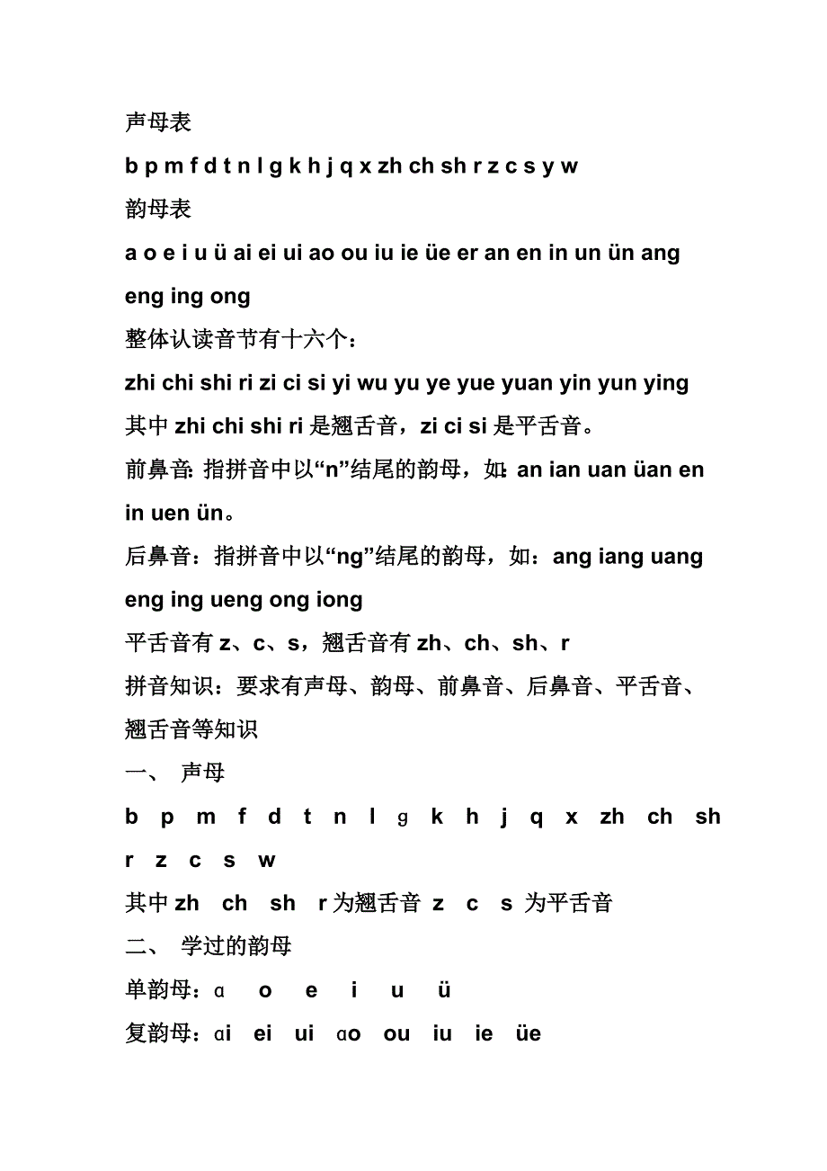 整体认读音节有十六个_第1页