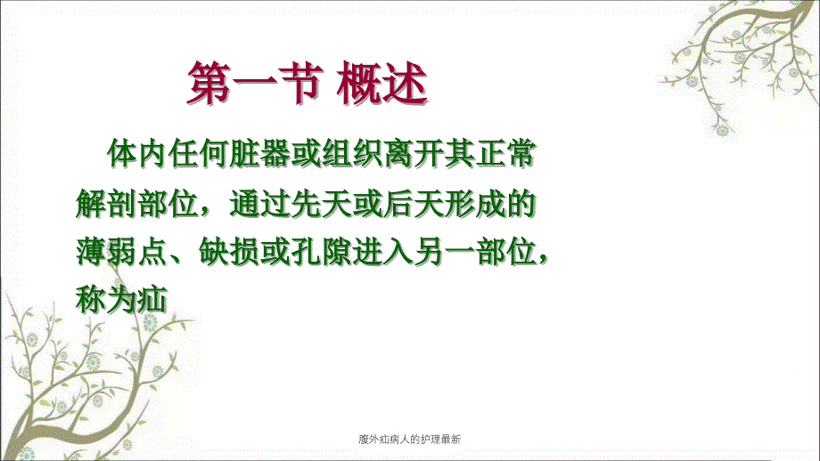 腹外疝病人的护理最新课件_第3页