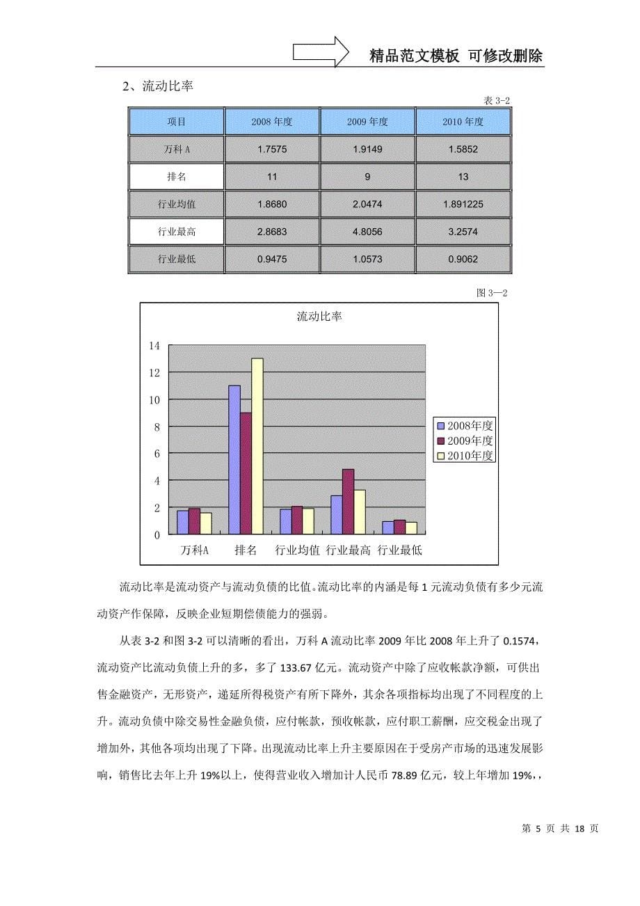 电大财务报表分析以万科为例_第5页