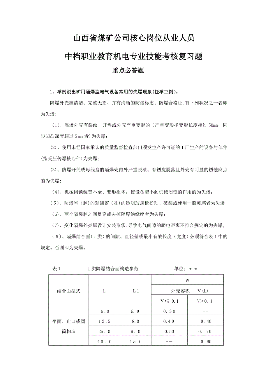 机电专业技能考核题_第1页