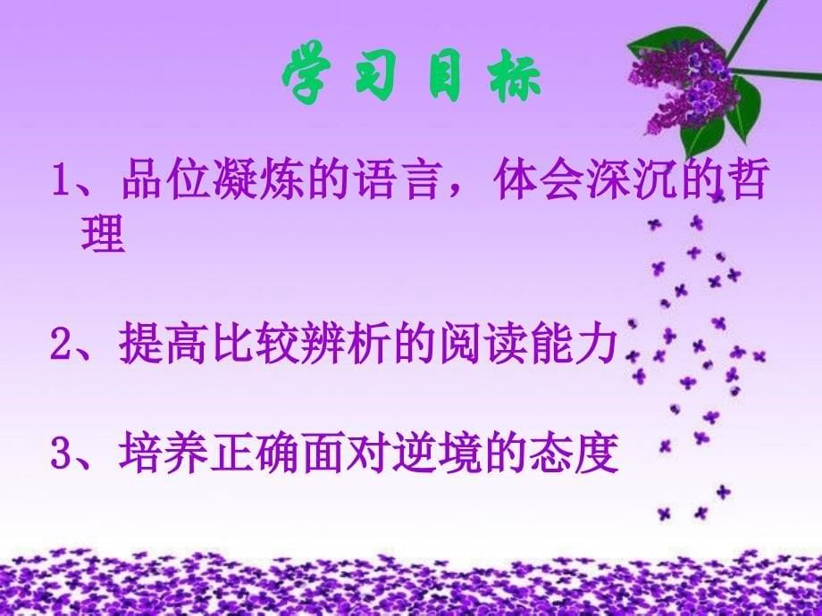 高中语文第三专题苦难中的尊严课件苏教版必修5_第5页