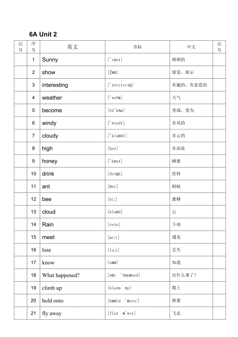 苏教版六年级上册英语单词2018最新版.doc_第2页