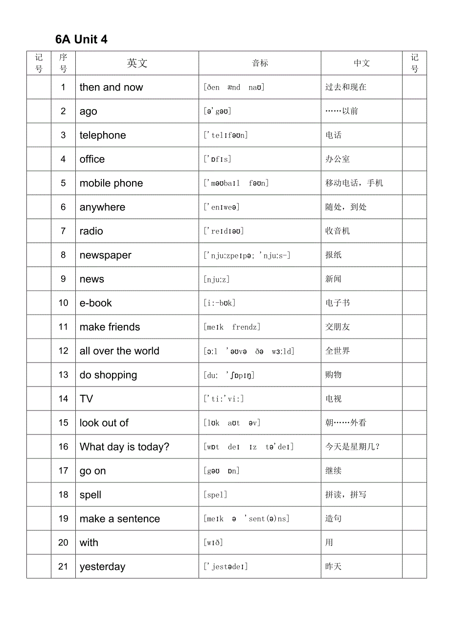 苏教版六年级上册英语单词2018最新版.doc_第4页