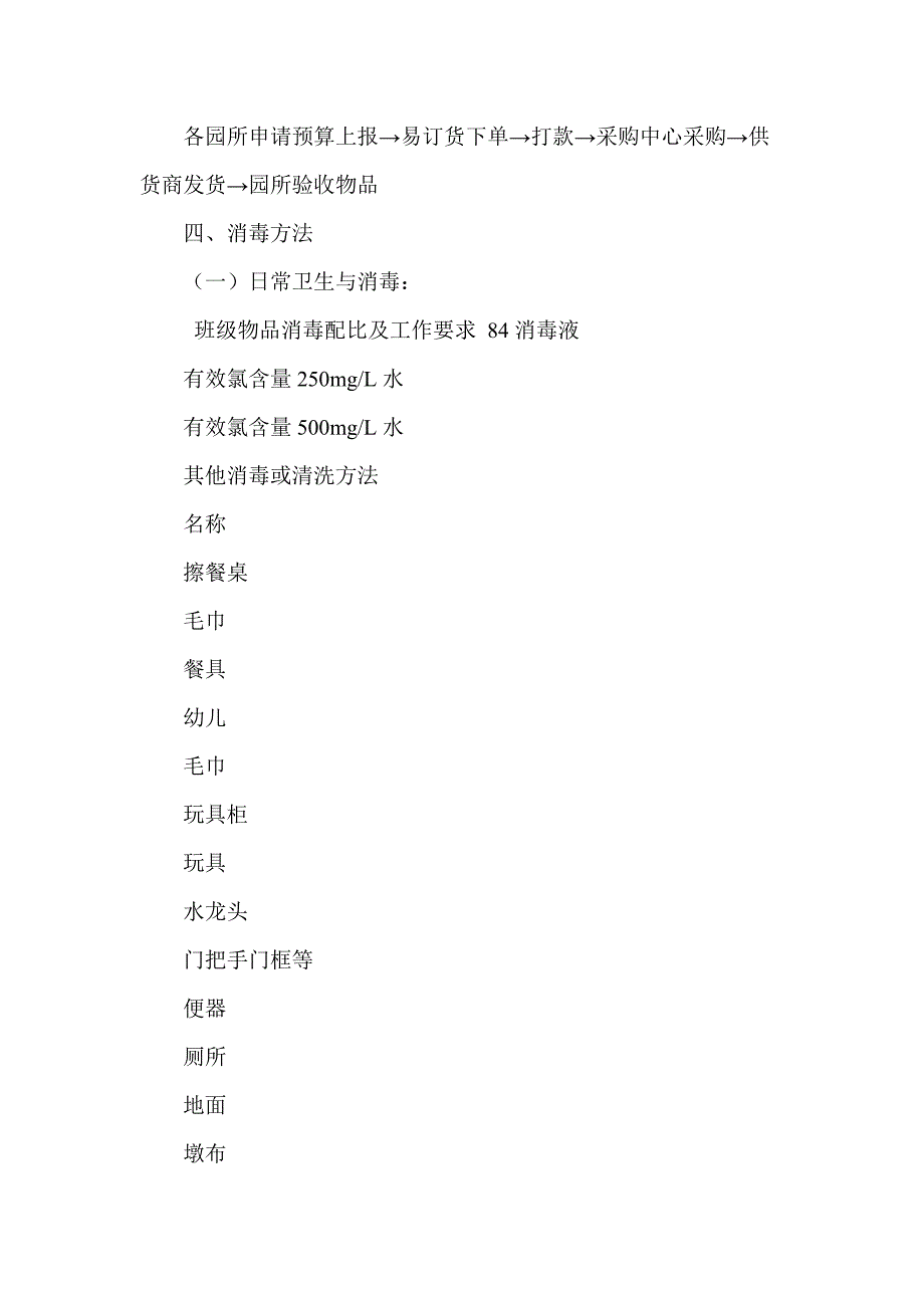 幼儿园疫情防控消毒隔离制度_第2页