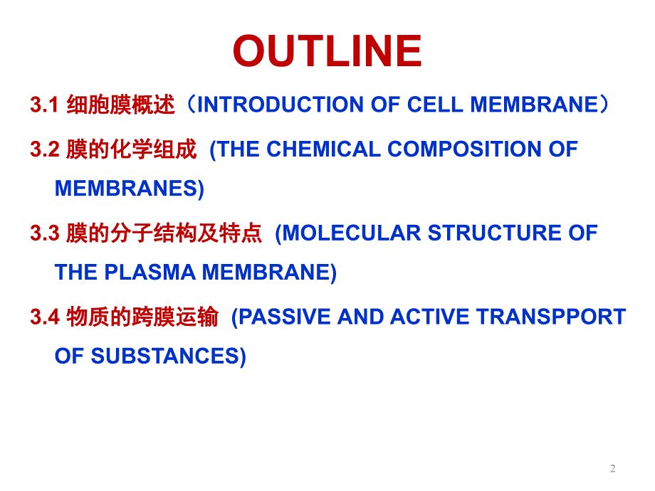 细胞生物学课件：第3章 细胞膜与跨膜运输_第2页