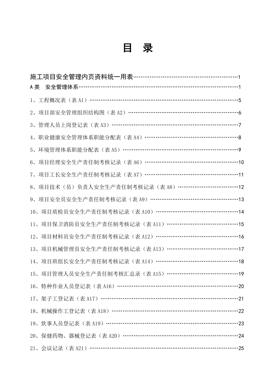 建筑工程施工统一用表_第2页