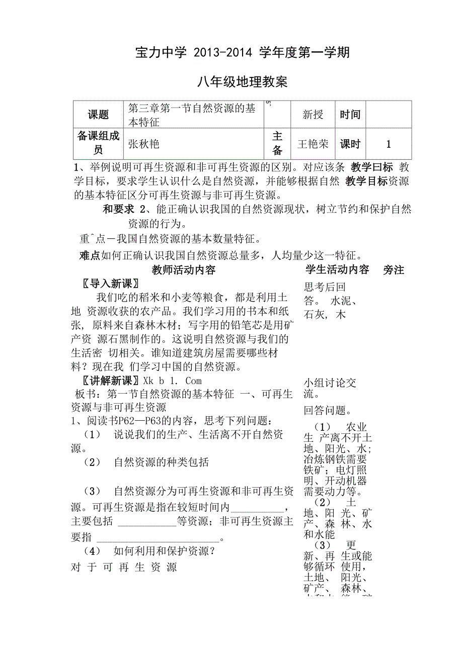 31自然资源的基本特征_第1页