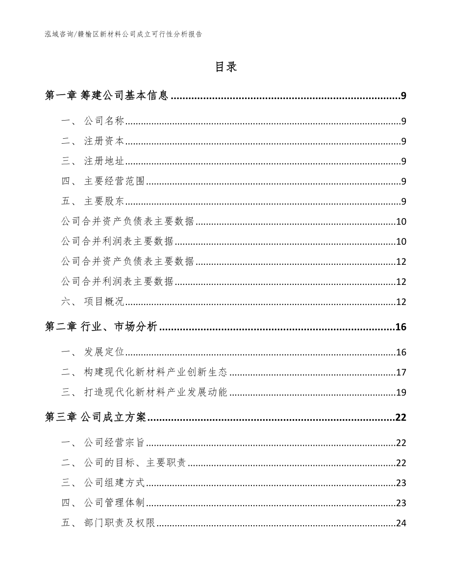 赣榆区新材料公司成立可行性分析报告（范文参考）_第2页