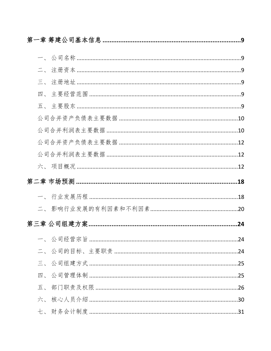 邵阳关于成立导航设备公司可行性研究报告(DOC 79页)_第3页