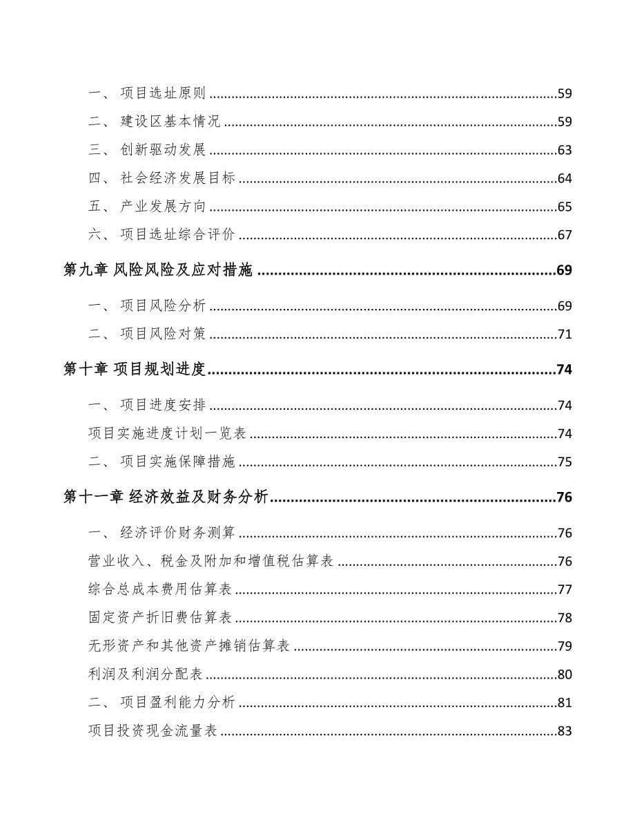 邵阳关于成立导航设备公司可行性研究报告(DOC 79页)_第5页