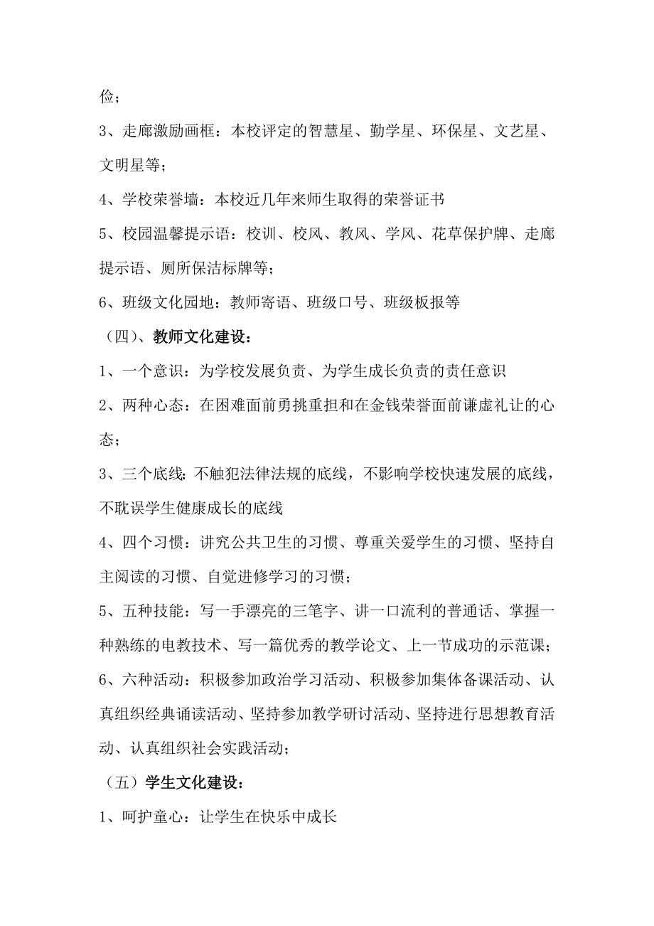 XX小学校园文化建设规划方案_第3页