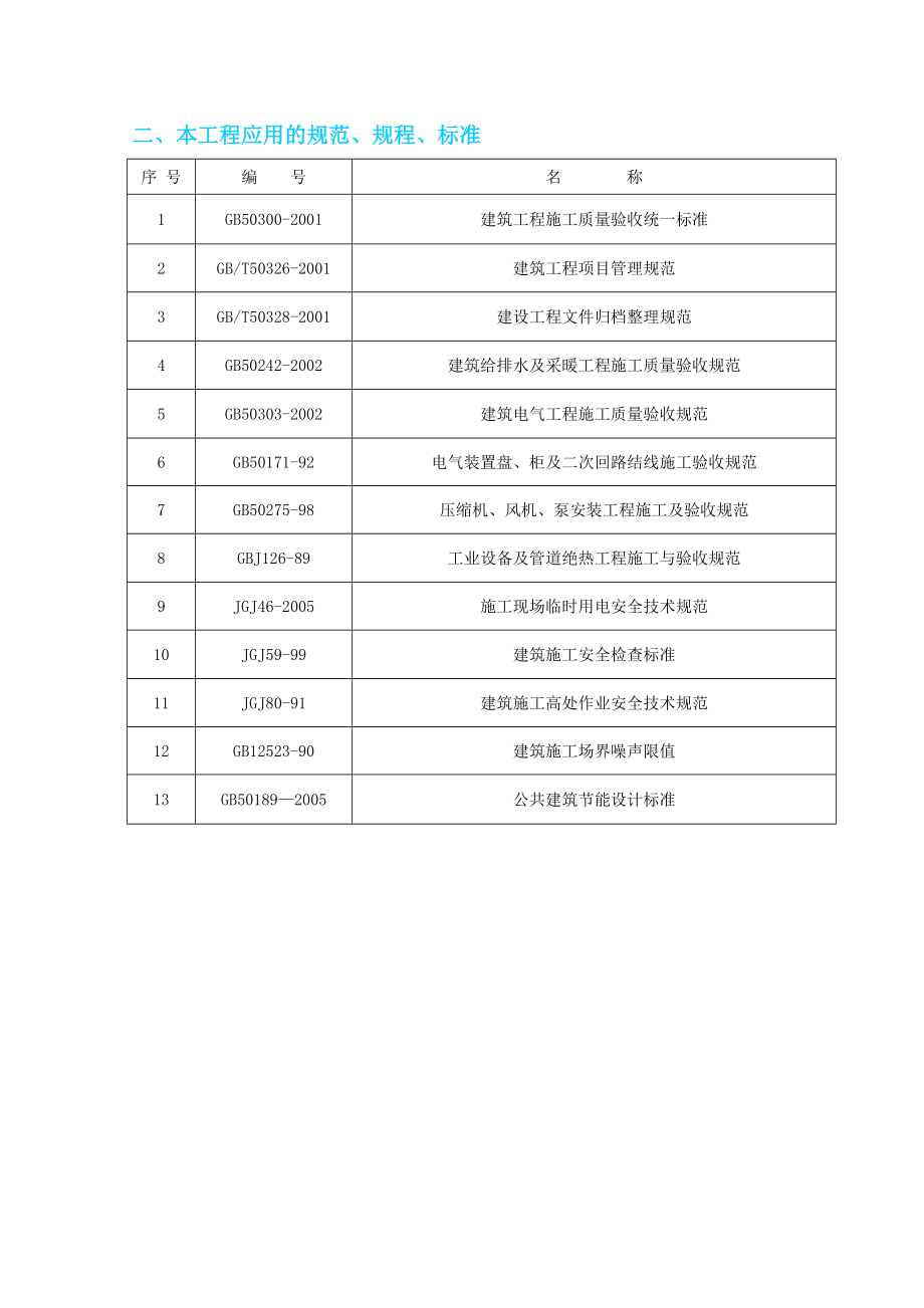 楼机电安装工程施工组织设计_第2页