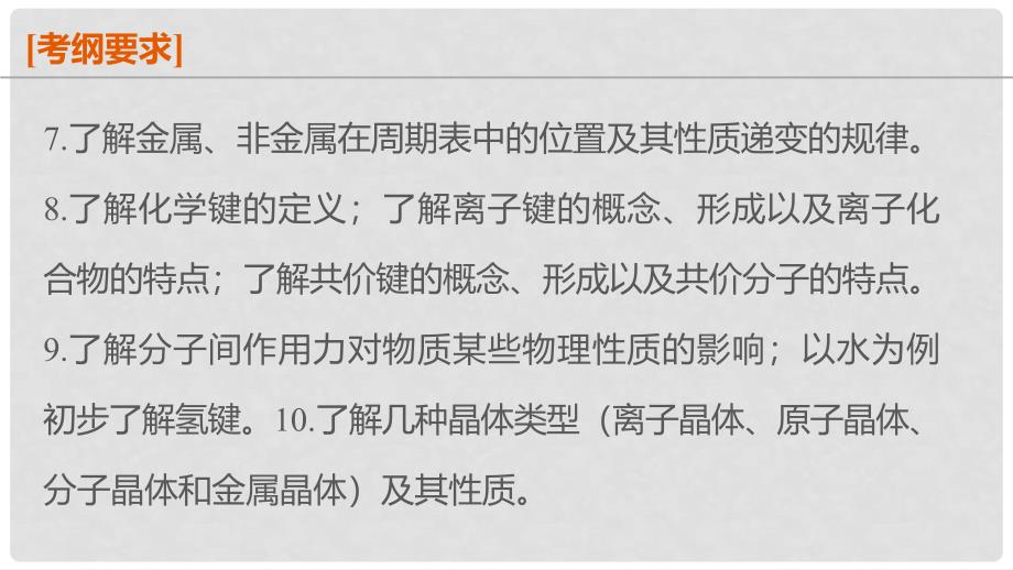 高考化学二轮复习 专题突破六 物质结构和元素周期律课件_第3页