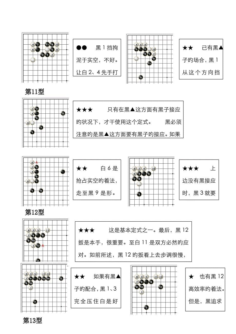 围棋基本定式型_第5页