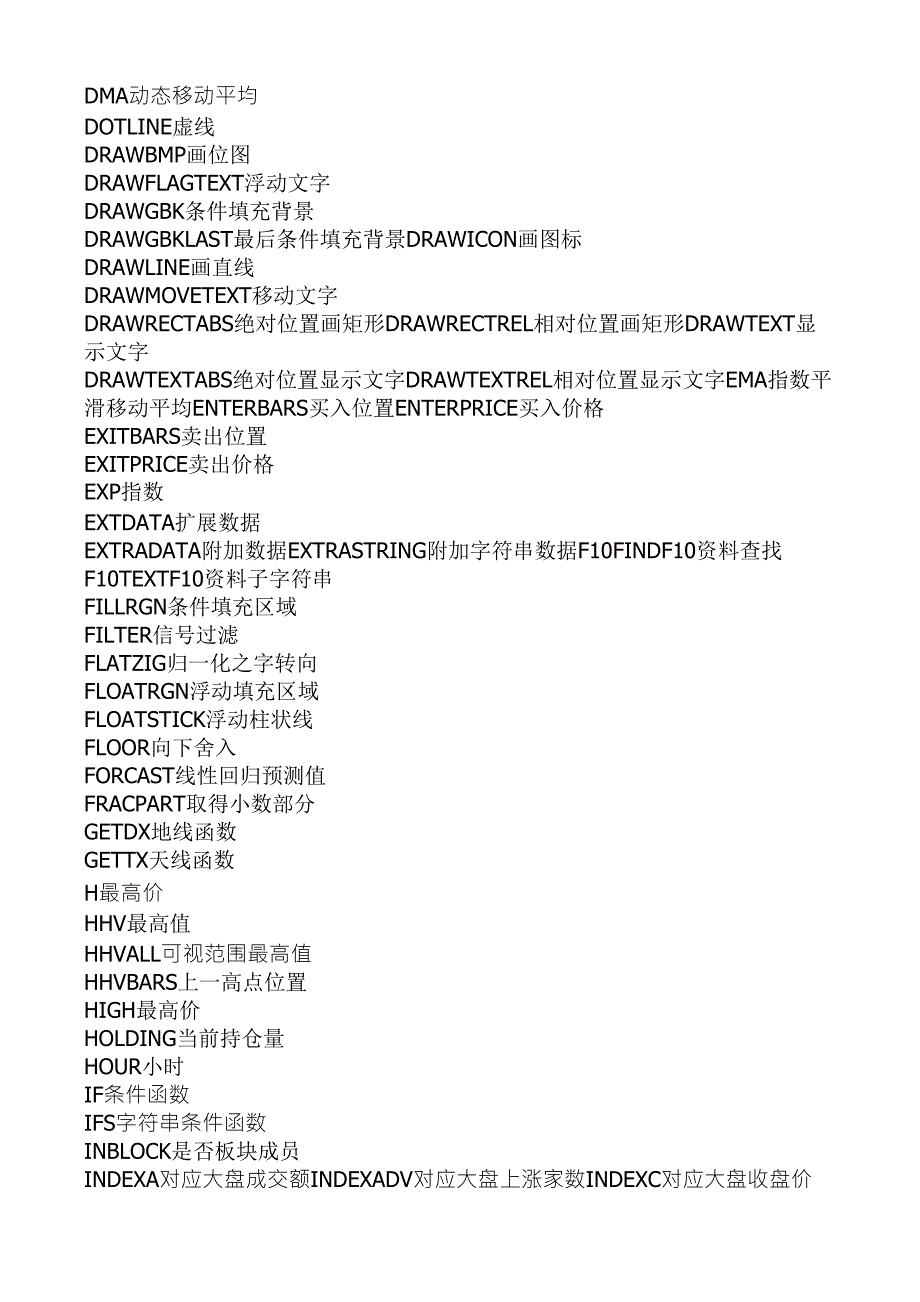 大智慧指标公式函数大全(完整可打印版)_第3页