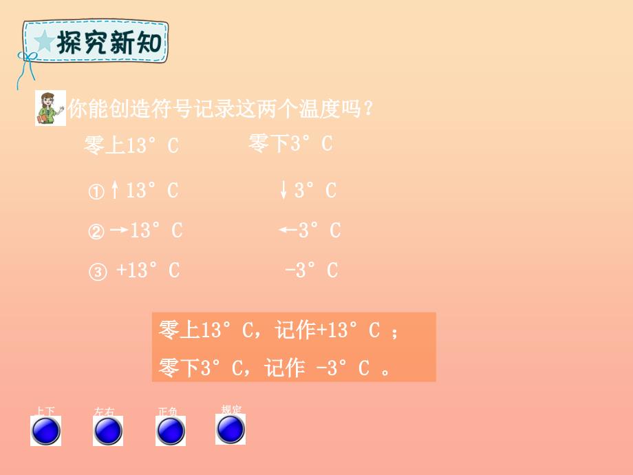 五年级数学下册第1章中国的热极认识负数课件青岛版六三制_第4页