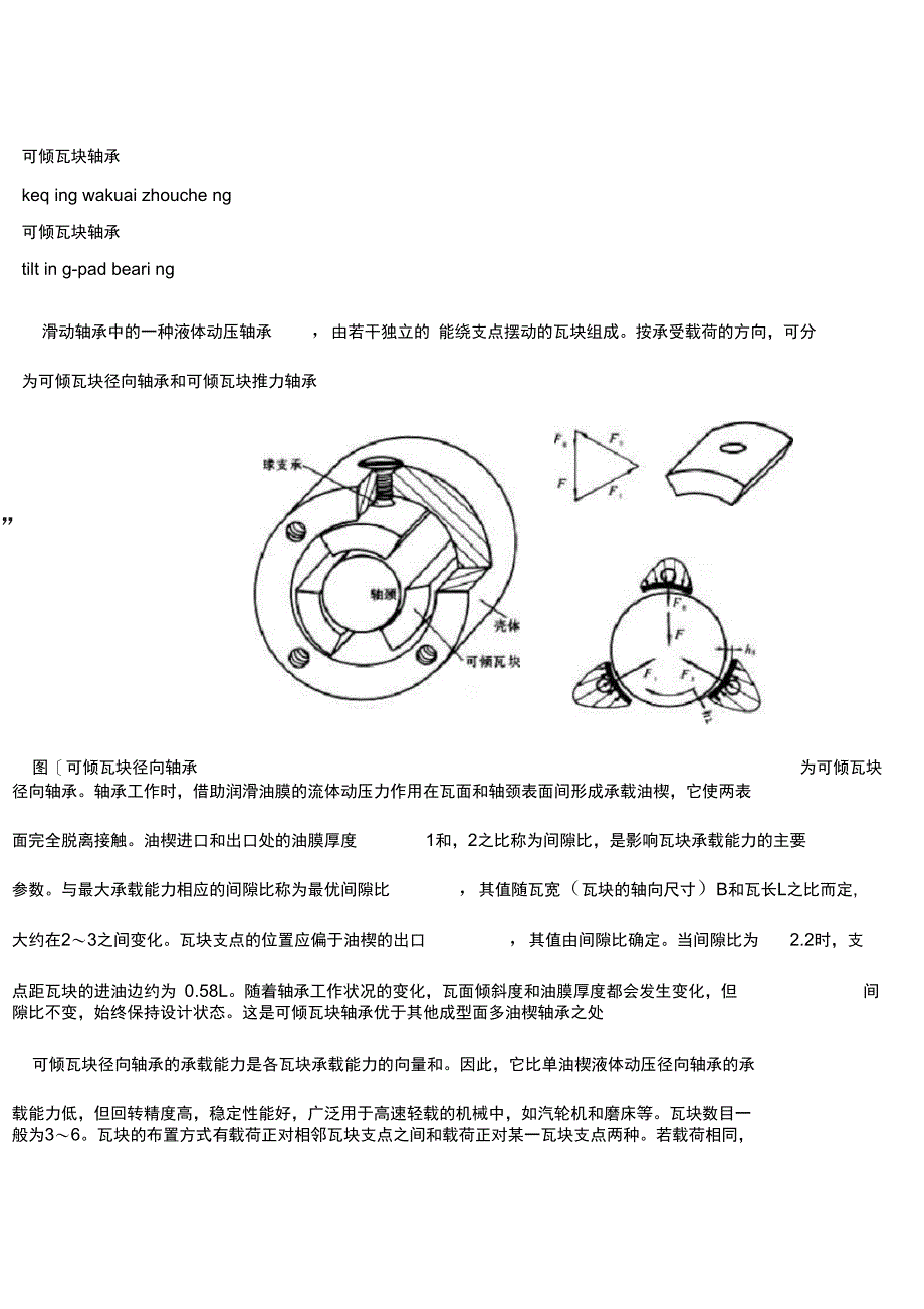 可倾瓦块轴承_第1页