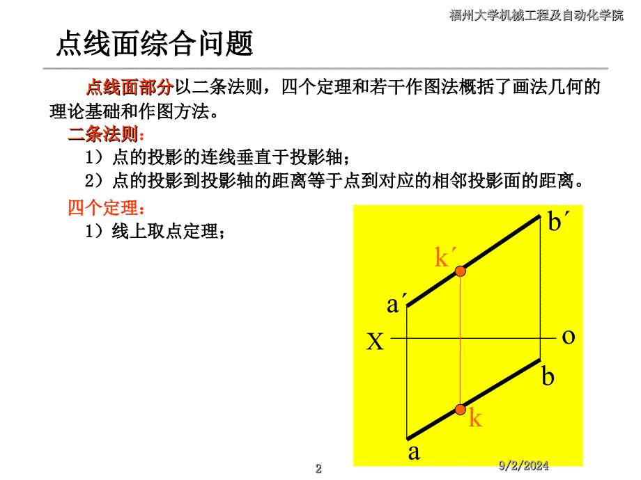 机械工程制图点线面综合问题小结课件_第2页