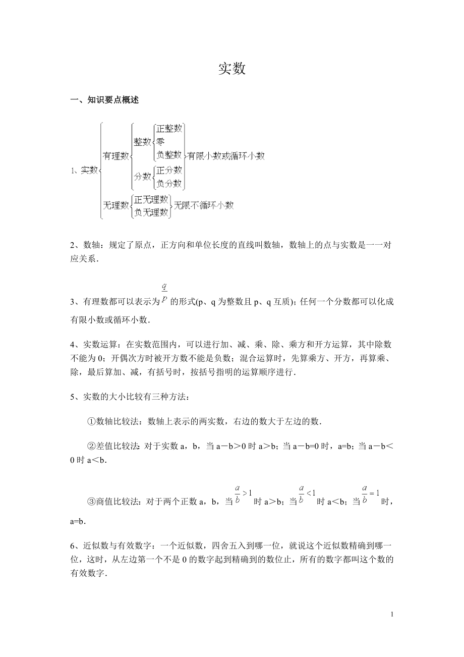 初三数学复习资料--最好的_第1页