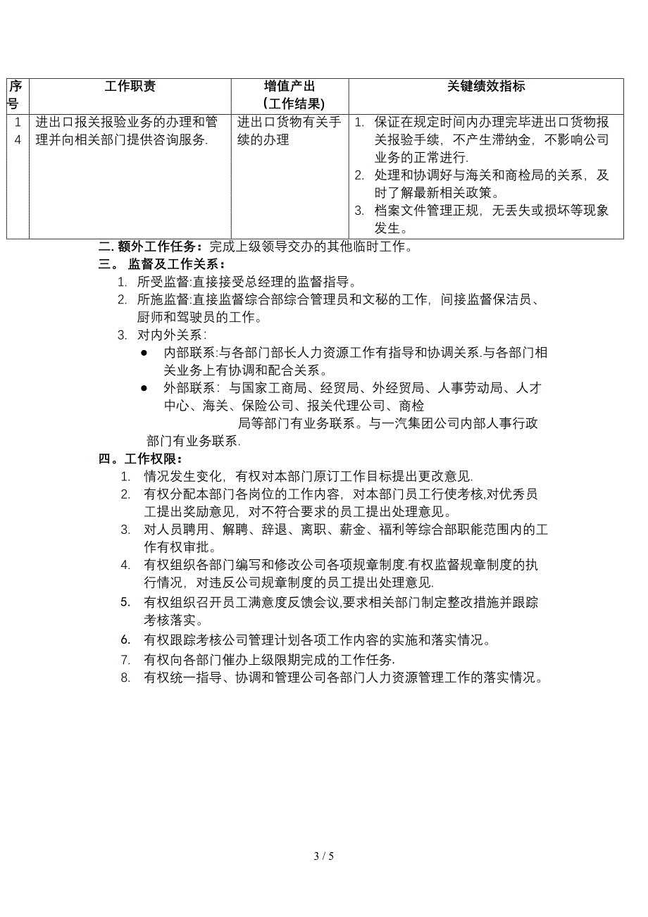 综合管理部部长职务说明._第3页