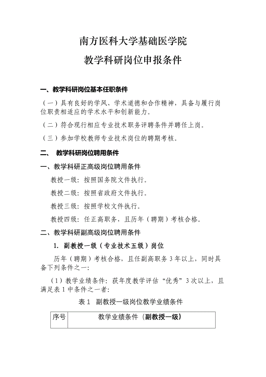 基础医学院教学科研岗位申报条件_第1页