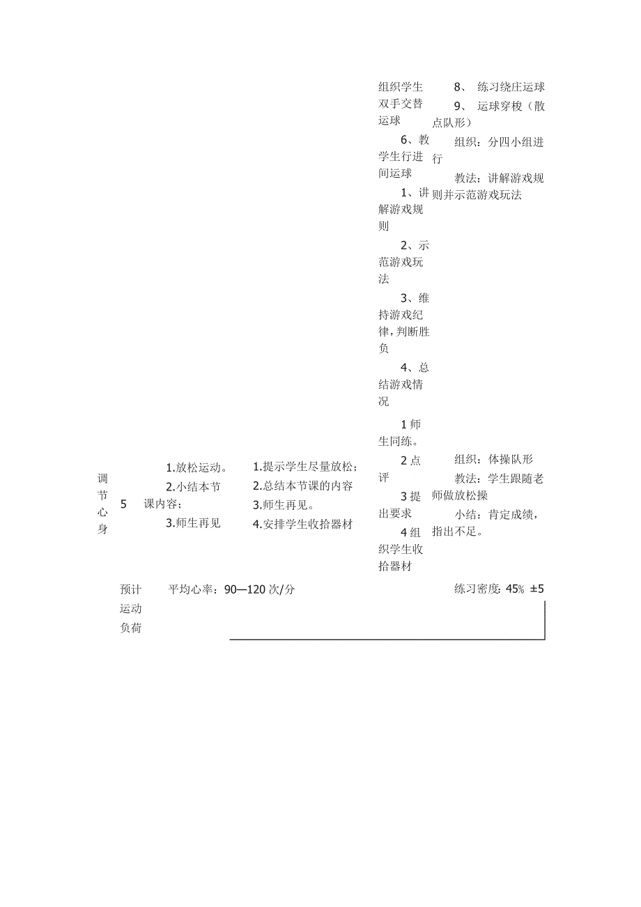 小学体育篮球运球教学设计.doc_第5页