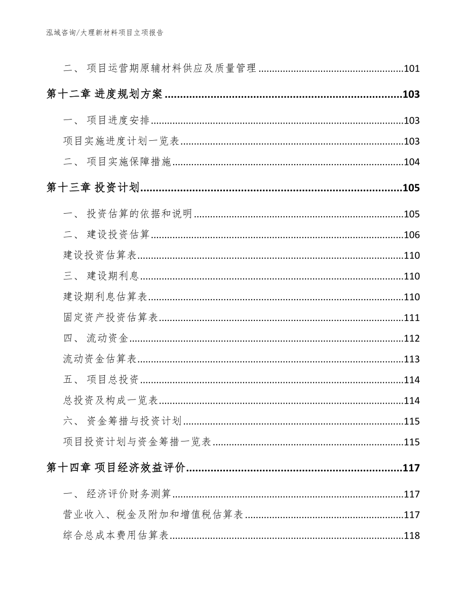 大理新材料项目立项报告【模板范本】_第4页