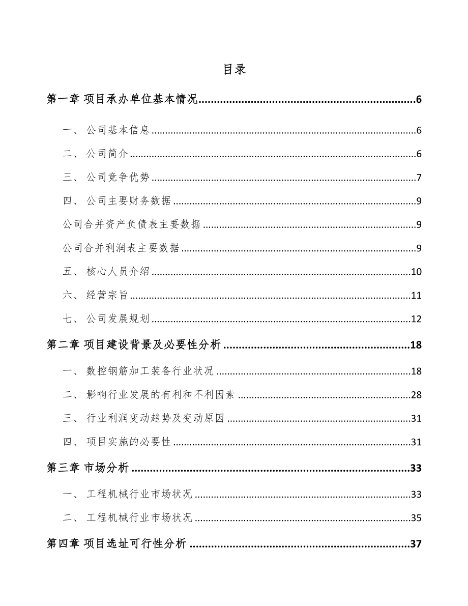 福州钢筋加工装备项目可行性研究报告_第2页