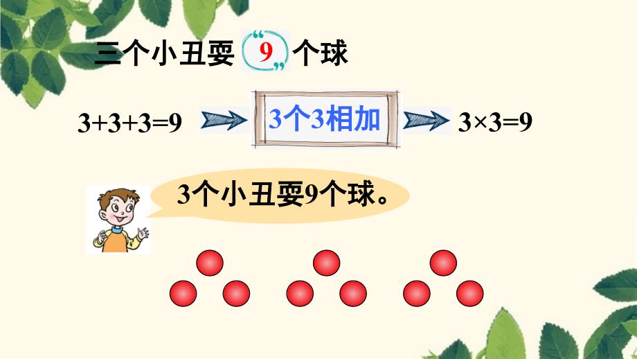 二年级上册数学课件第1课时3的乘法口诀及应用青岛版_第4页