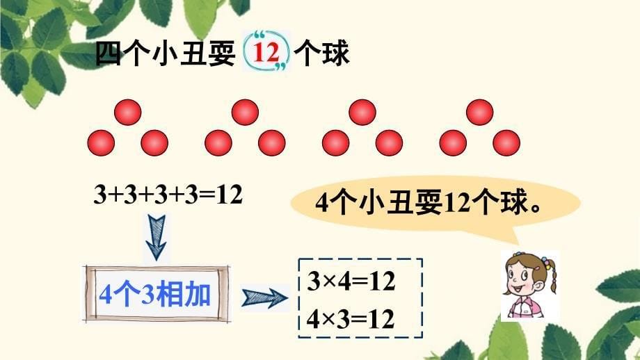 二年级上册数学课件第1课时3的乘法口诀及应用青岛版_第5页