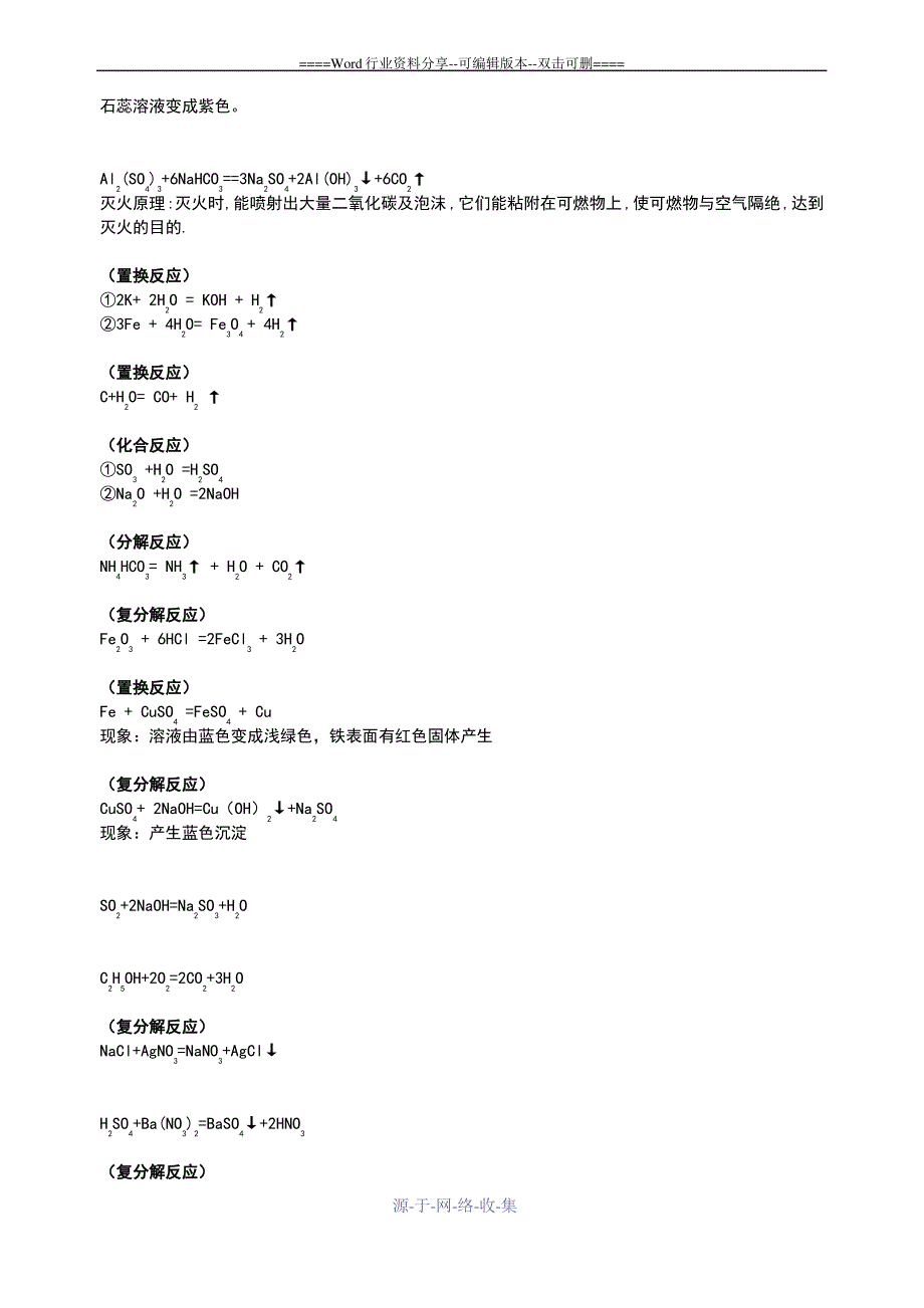 初中化学大题总结_第4页