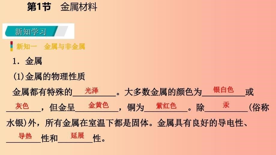 2019年秋九年级科学上册 第2章 物质转化与材料利用 第1节 金属材料课件（新版）浙教版.ppt_第5页