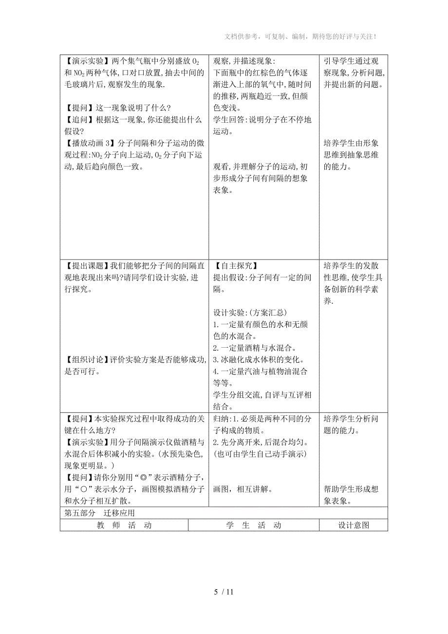 九年级化学上册第三单元课题1分子和原子_第5页