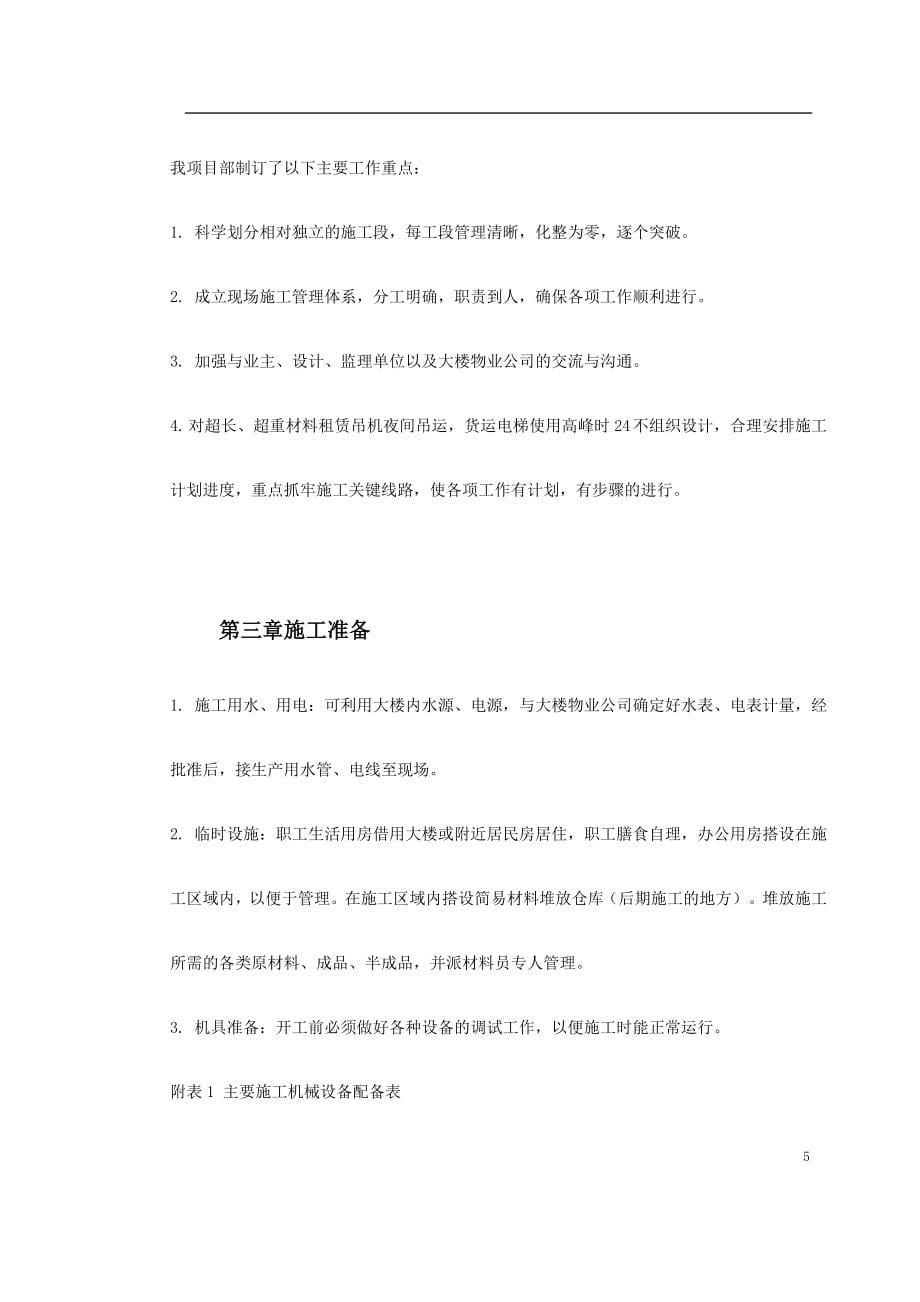 上海某高档KTV装修工程施工组织设计_第5页