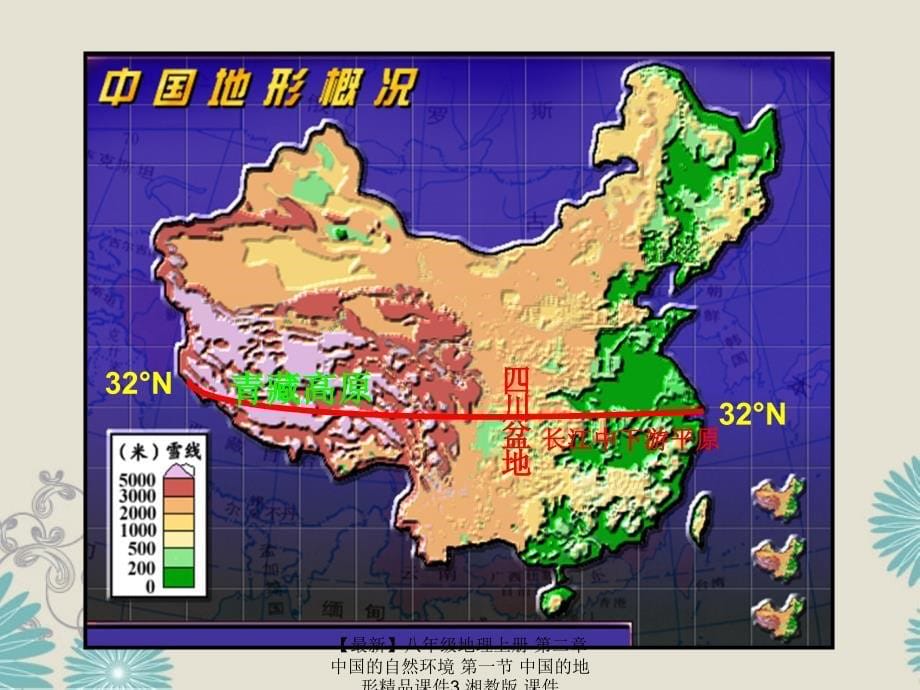 最新八年级地理上册第二章中国的自然环境第一节中国的地形精品3_第5页