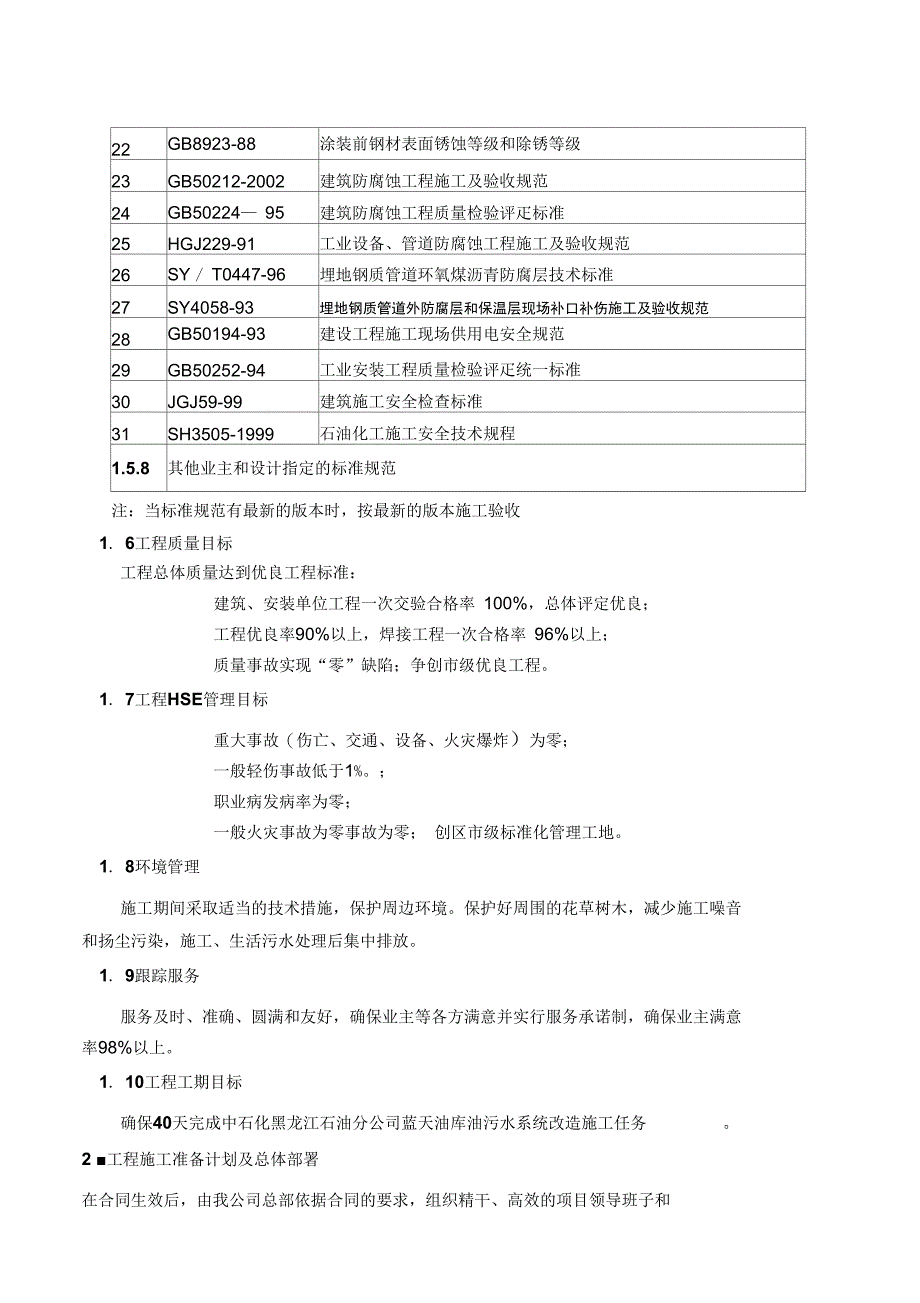 施工组织设计蓝天油库模板_第2页