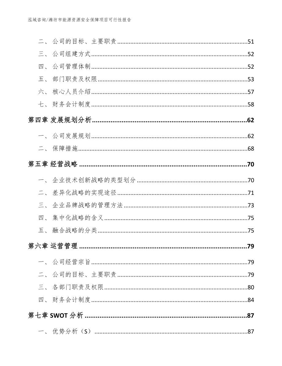 潍坊市能源资源安全保障项目可行性报告_第3页